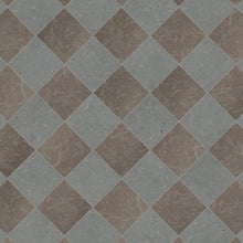 Load image into Gallery viewer, Borghamn kalksten lysegrå &amp; gråbrun slebet 10×10 cm – 5,4 m²